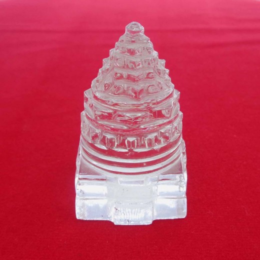 Lab Tested 67.000 Gram Natural Crystal Shree Yantra | Sphatik Shri Yantra | Shree Maha Laxmi Yantra